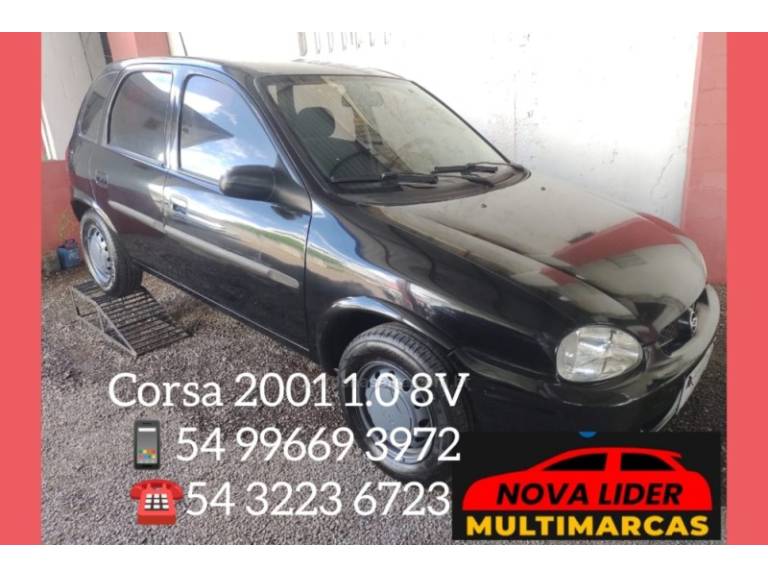 CHEVROLET - CORSA - 2001/2001 - Preta - R$ 14.500,00